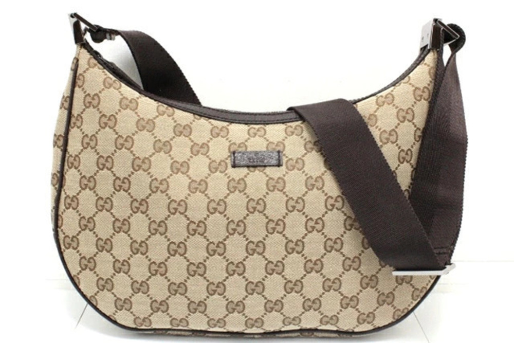 Gucci bag Hobo GG canvas calfskin